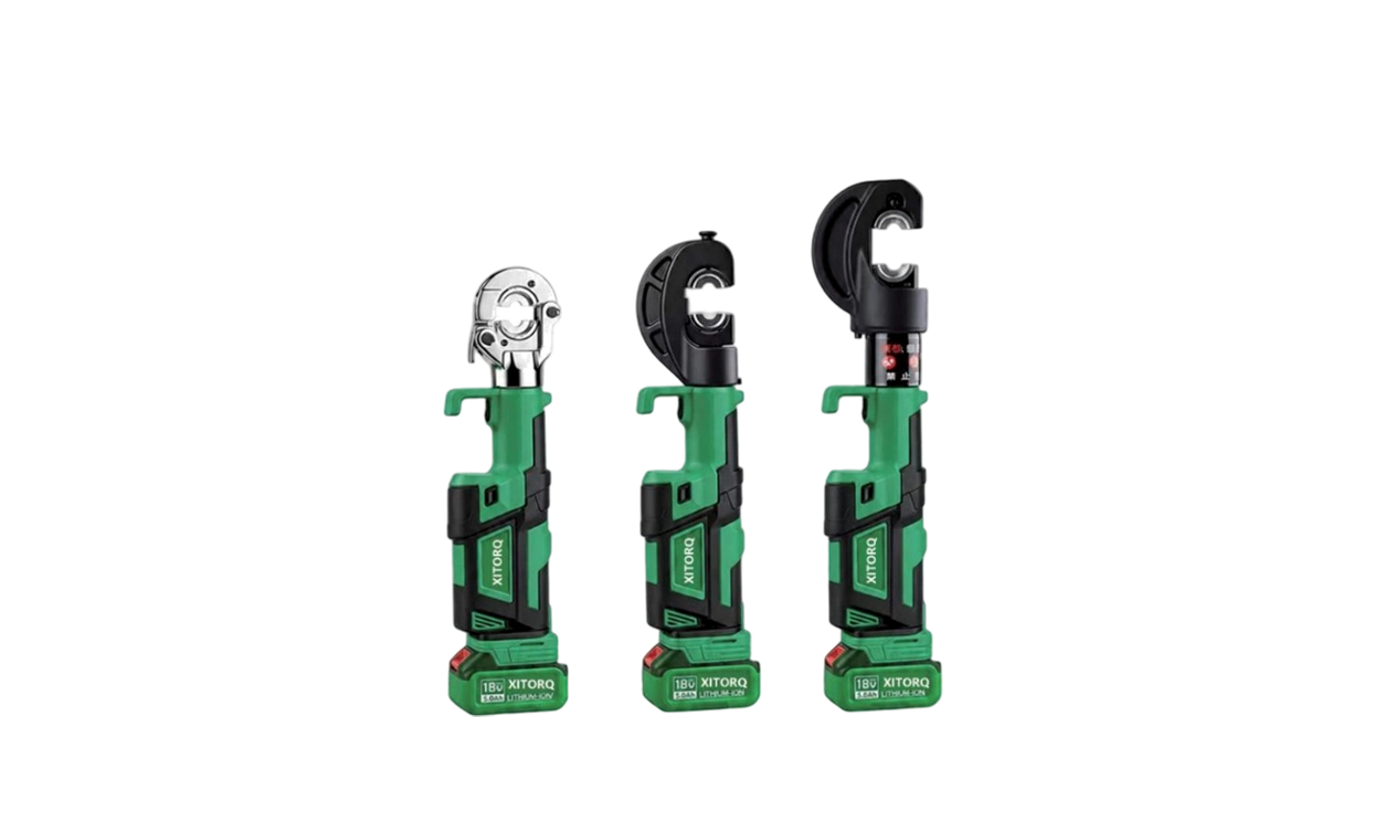 18V 리튬 이온 유압 압착 공구 — 60-120kN 힘, 10-400mm² Cu/Al 케이블 터미널용